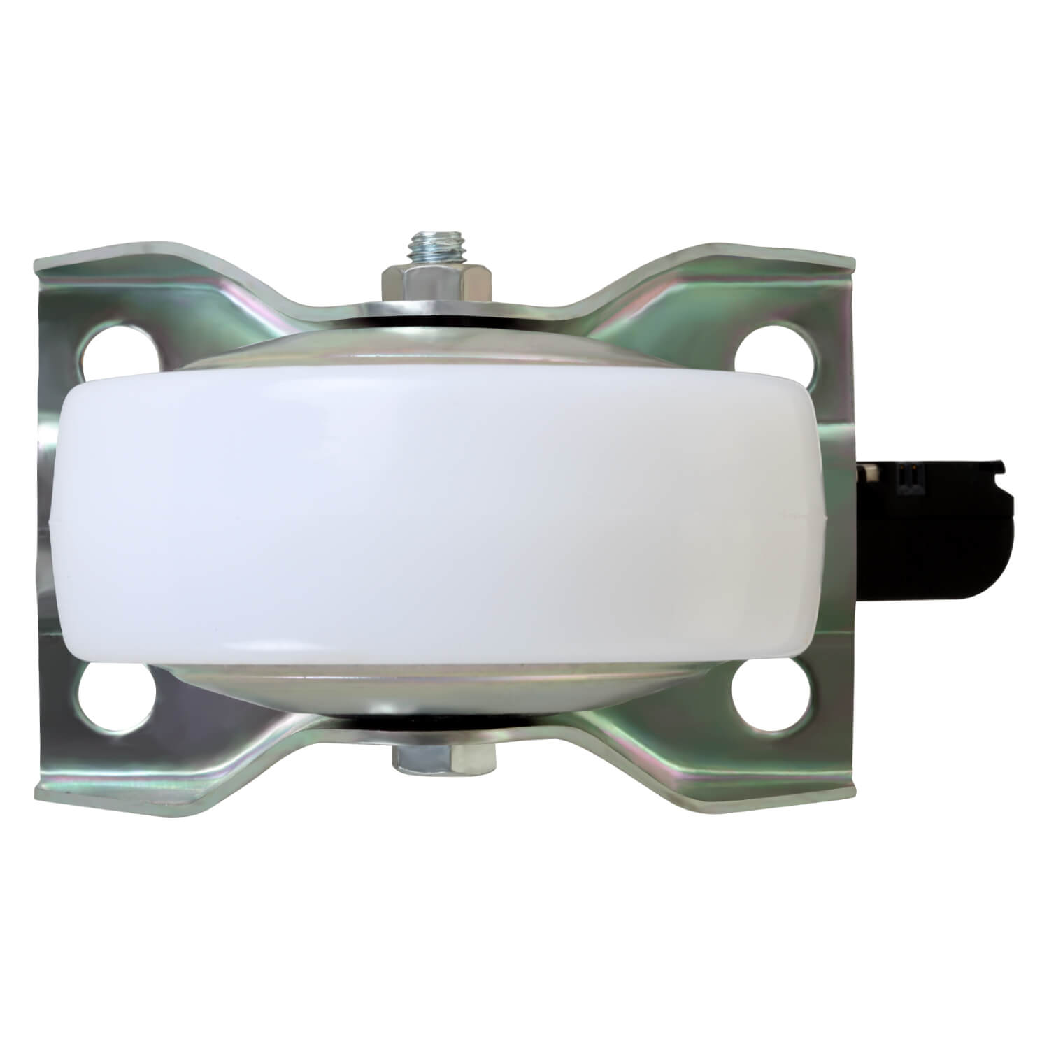 Stainless Steel Trolley Fixed Nylon Castors  - 100 mm (4 inch) 100 Kgs