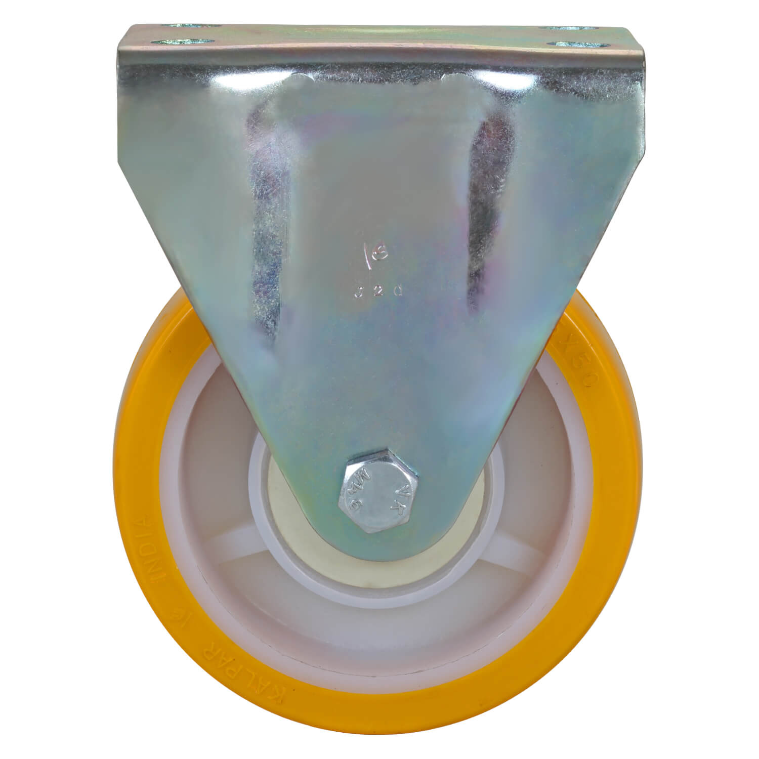 Heavy Duty Trolley Fixed Nylon Castors - 150 mm (6 inch) 300 Kgs