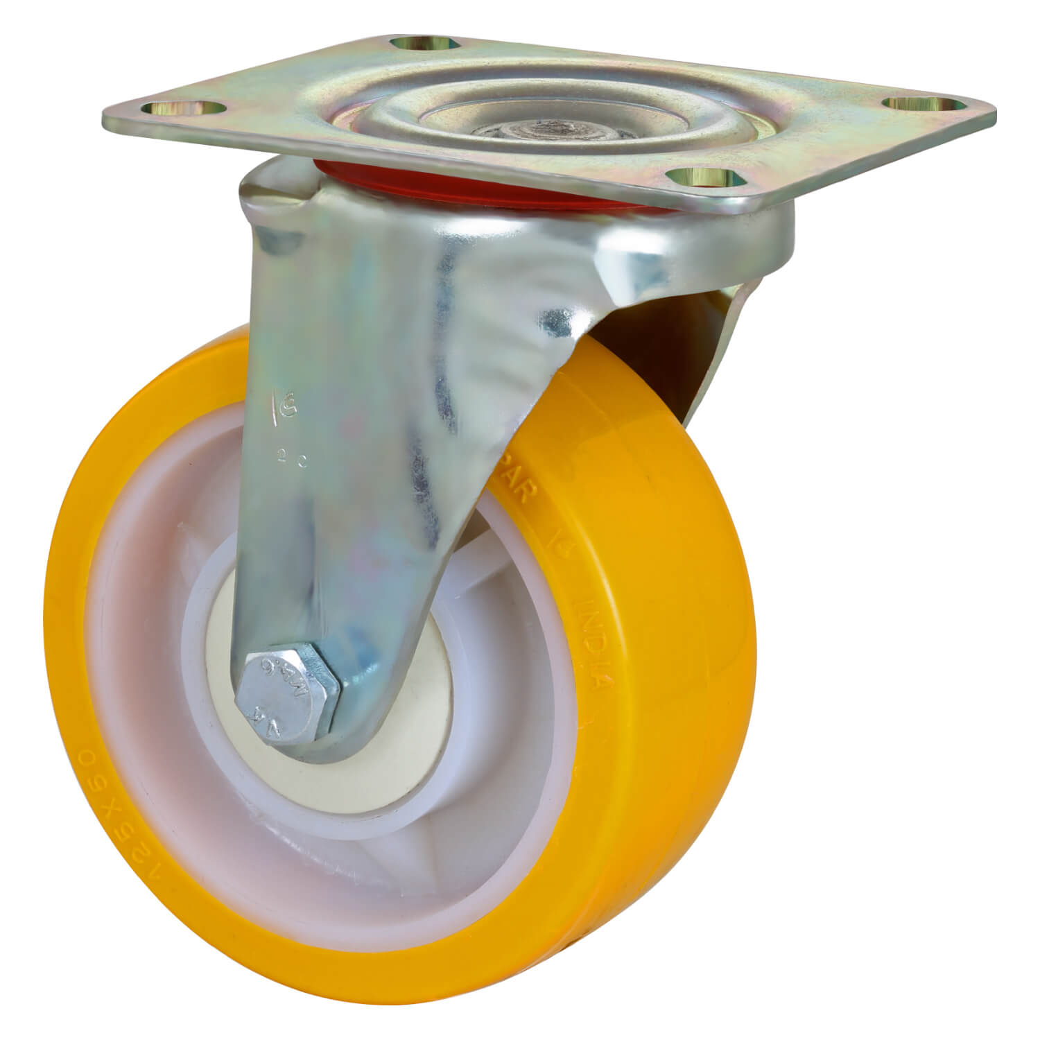 Heavy Duty Trolley Swivel Nylon Castors - 125 mm (5 inch) 250 Kgs