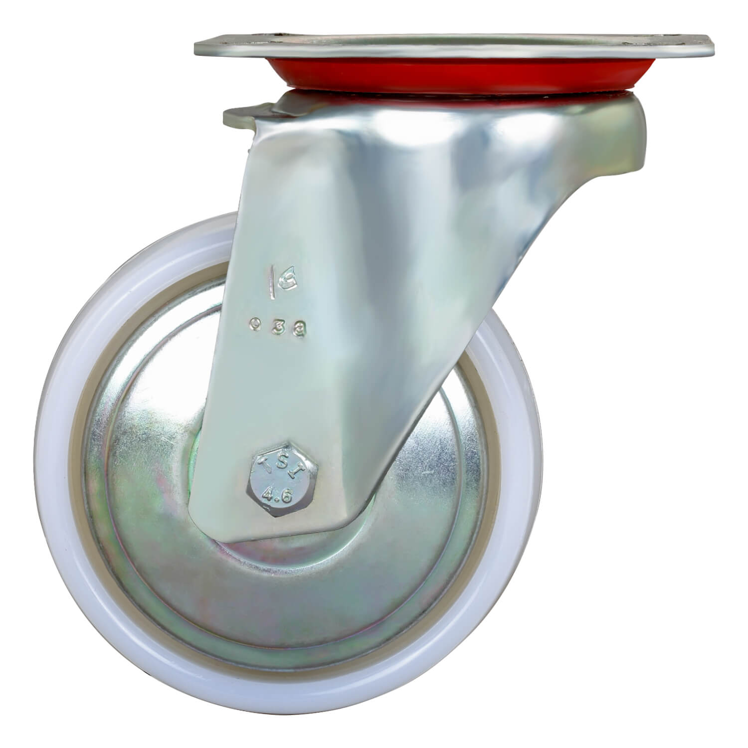 Industrial Light Duty Trolley Swivel Nylon Castors  - 100 mm (4 inch) 100 Kgs