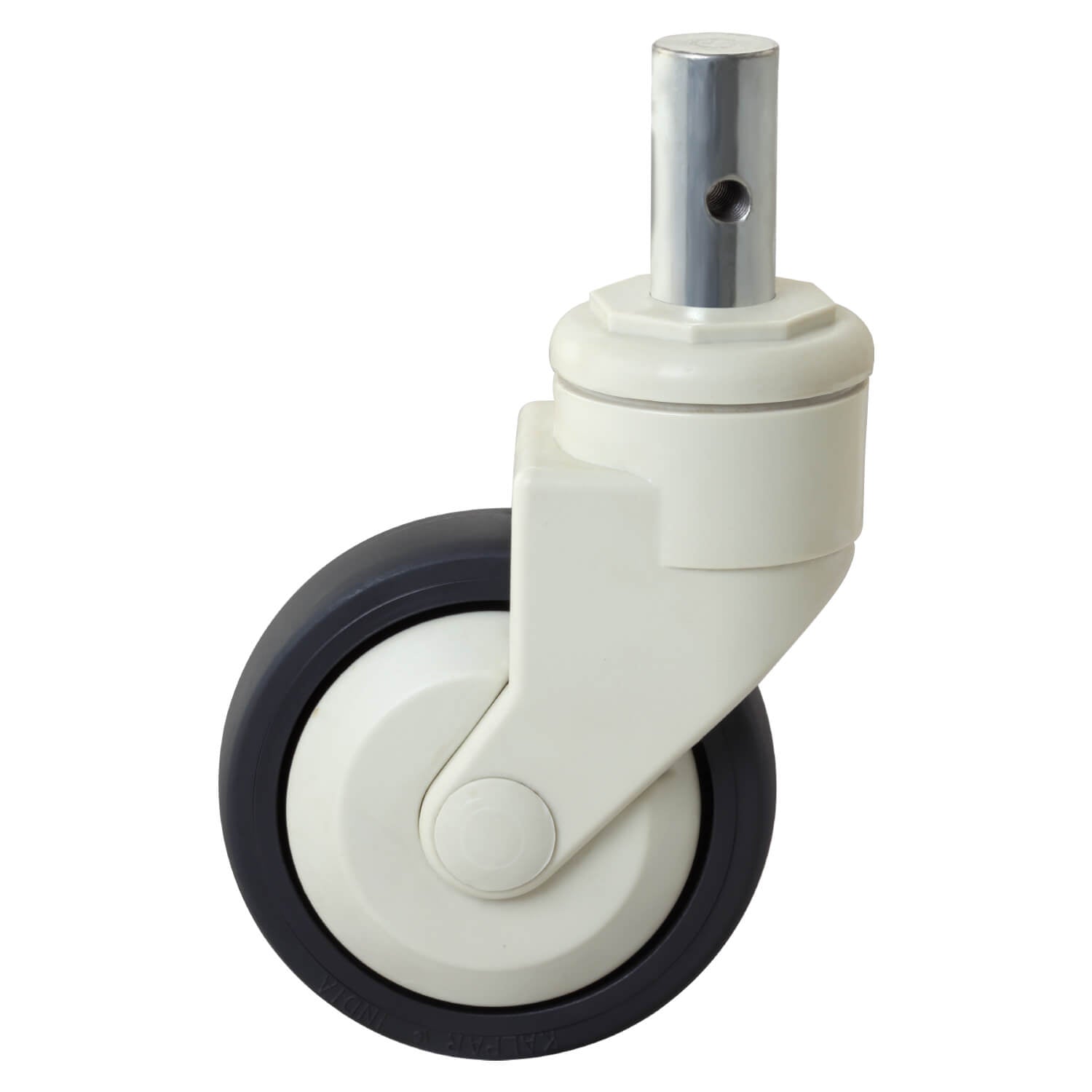 Non Rusting Medicare TPE Swivel Type Plastic Moulded Castors - 100 mm (4 Inch) 80 Kgs