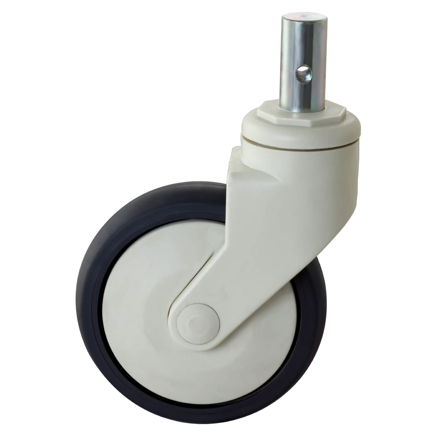 Non Rusting Medicare TPE Swivel Type Plastic Moulded Castors - 125 mm (5 Inch) 100 Kgs