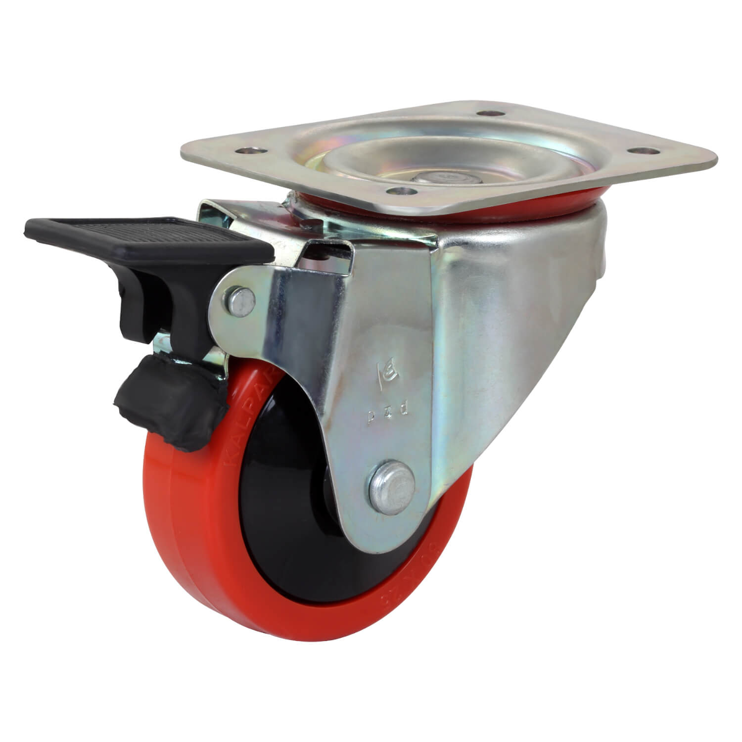 Castors with Brake